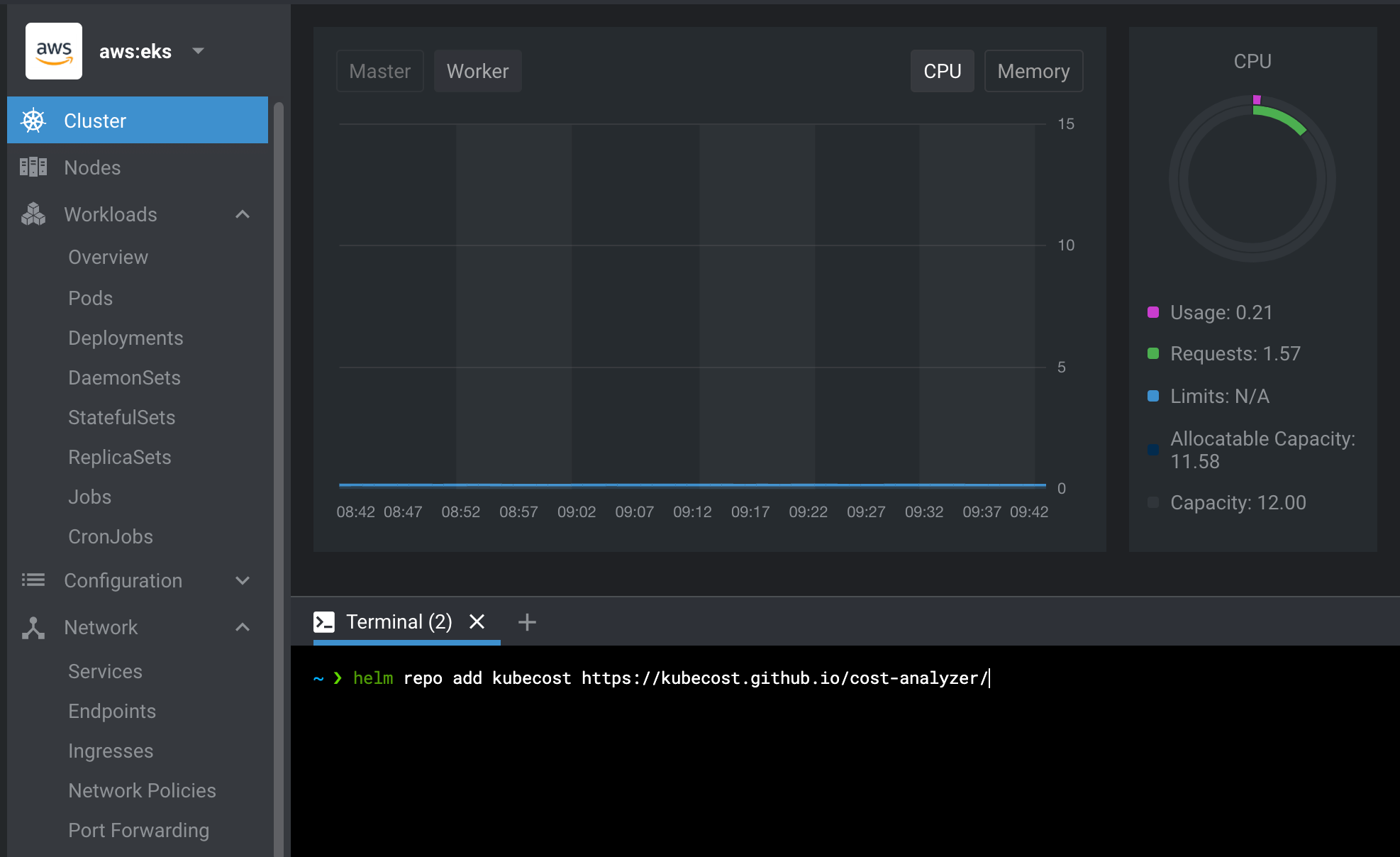 Install and manage your Kubecost Helm Chart using Lens IDE