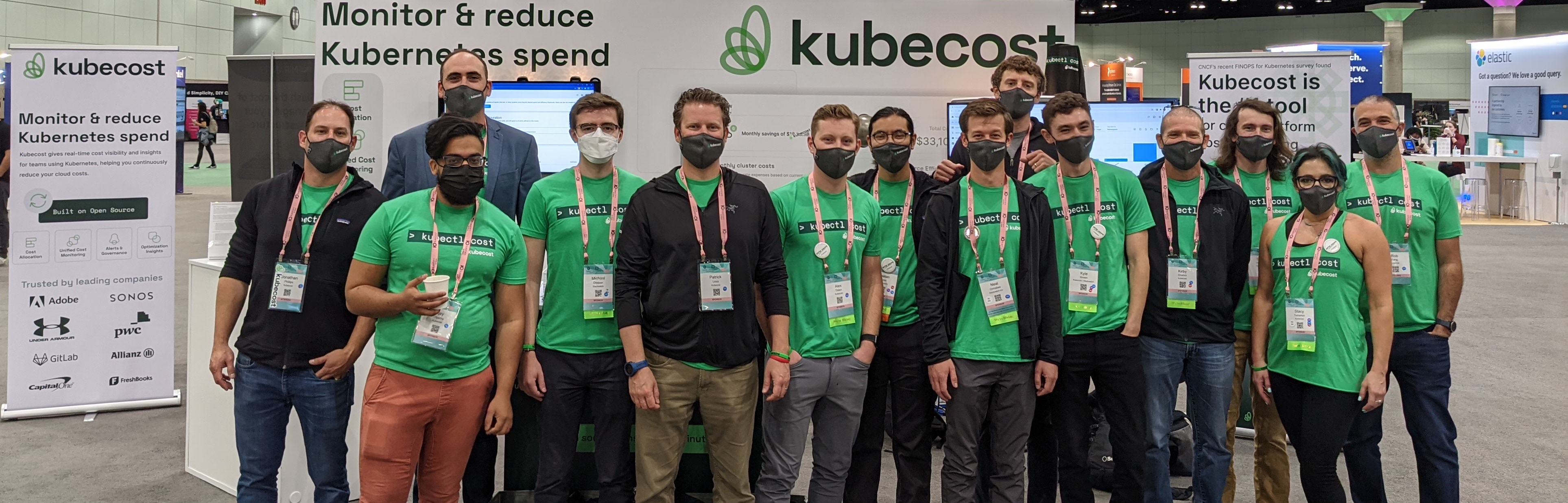The Kubecost team at Kubecon 2021